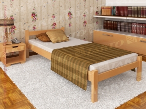 Kompakt  krevet  od punog drveta 160cm širine